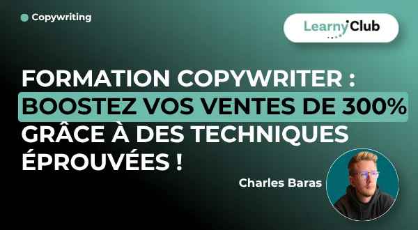 Formation Copywriter : Boostez vos ventes de 300% grâce à des techniques éprouvées !