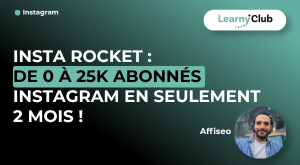 INSTA ROCKET : De 0 à 25k abonnés Instagram en seulement 2 mois !
